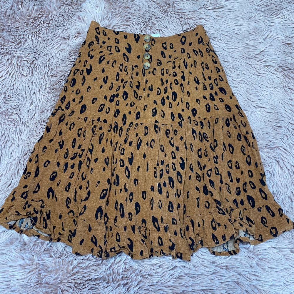 Colorful Planet Animal Printed Kids Skirt